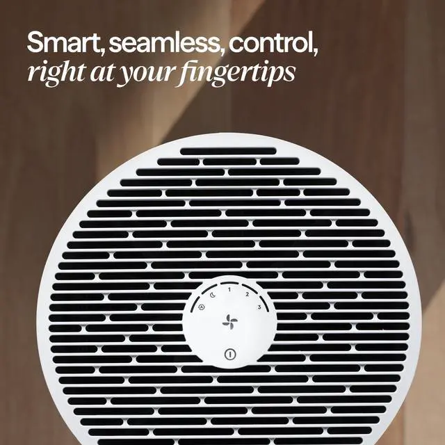 Alt view image 6 of 7 - Mini Max Auto Air Purifier for Bedroom, 510ft2 Small Room Air Cleaner with Auto Mode, HEPASilent Technology Removes Dust, Pollen, Pet Dander, Smoke & Odor, 3 Speeds, Quiet, Washable Pre-Filter