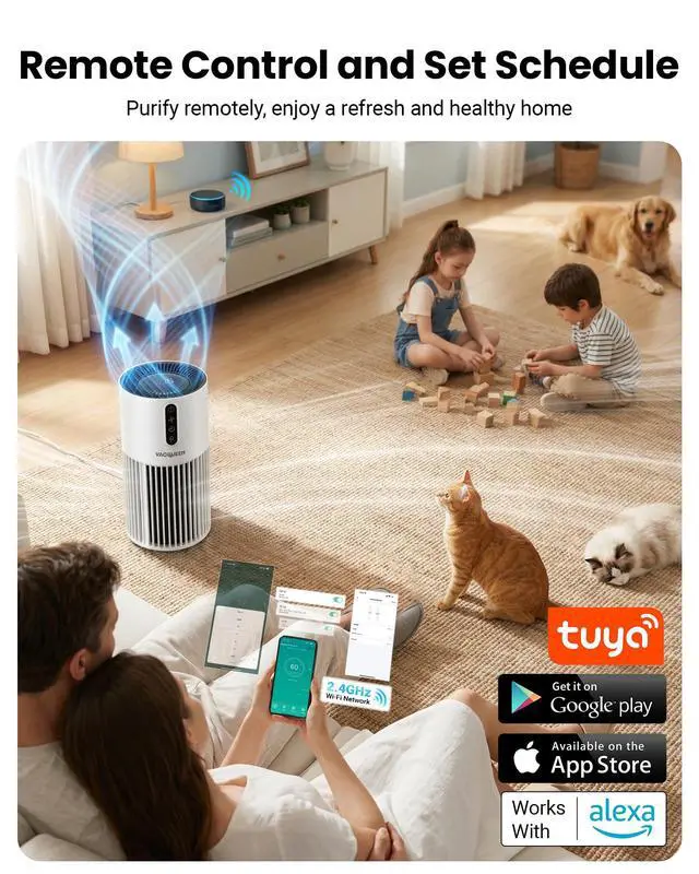 Alt view image 4 of 6 - Air Purifiers for Home Pets