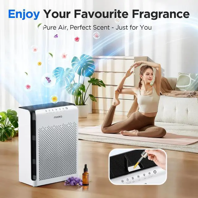 Alt view image 5 of 7 - M200L Air Purifiers for Home Pets Large Room 2200ft² with ECO Mode