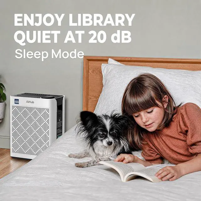 Alt view image 5 of 7 - Purifiers for Home Bedroom Large Room Up to 1092 Ft² 1Hr AHAM Verified