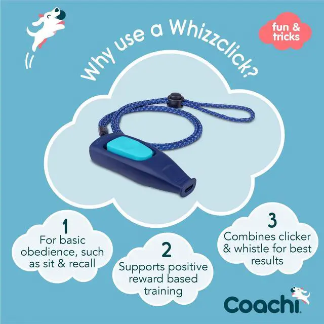 Alt view image 2 of 7 - Company of Animals Whizzclick | Navy/Light Blue Button