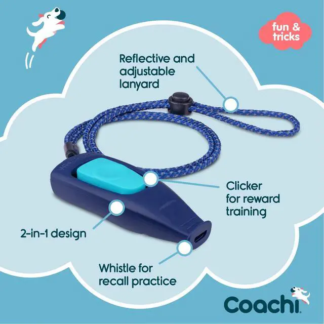 Alt view image 3 of 7 - Company of Animals Whizzclick | Navy/Light Blue Button