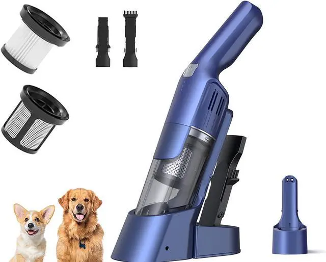 Main image of Handheld Vacuum Cordless, 24KPA Powerful, Rechargeable, Charging Dock, Ergonomic Handle, 2-in-1 Crevice Tool, 1.8lb Portable Vacuum Cleaner with 2-Speed for Car, Portable Car & Pet Hair Vacuum