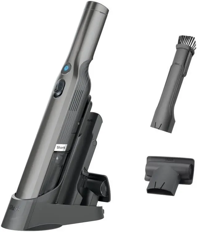 Main image of WV201 WANDVAC Handheld Vacuum, Lightweight at 1.4 Pounds with Powerful Suction, Charging Dock, Single Touch Empty and Detachable Dust Cup,Graphite, Slate