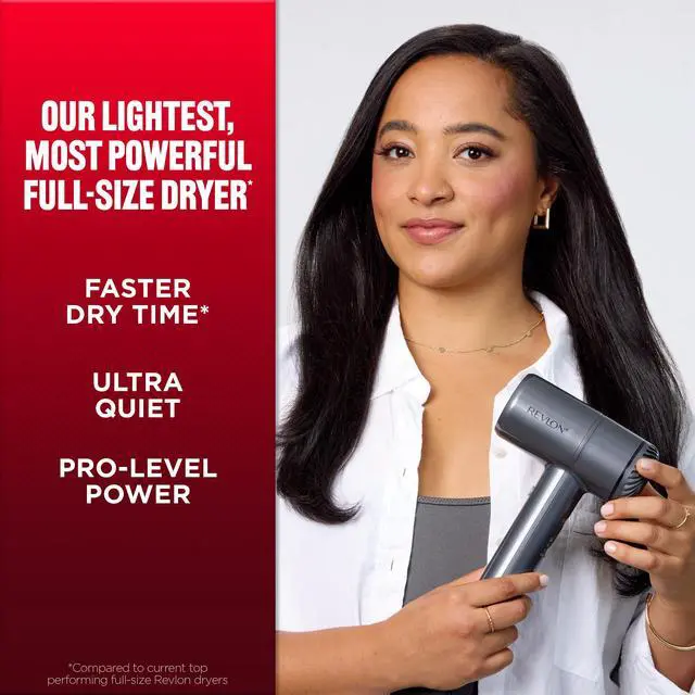 Alt view image 2 of 7 - PowerMove Hair Dryer, Lightweight Blow Dryer with Salon-Quality Performance, Quicker Drying Powered by Advanced BLDC Motor