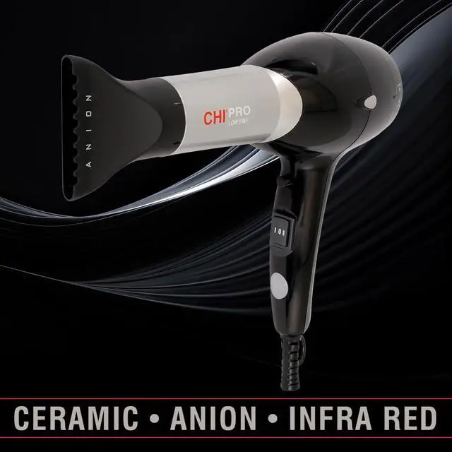 Alt view image 3 of 6 - Pro Hair Dryer, Ceramic Heater Reduces Frizz & Static Electricity, Helps Dry Hair Faster & Promotes Moisture & Shine
