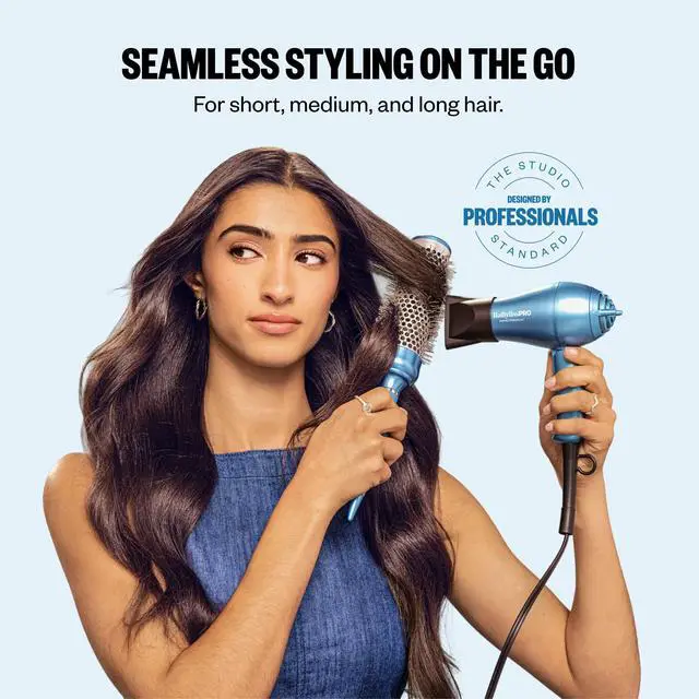 Alt view image 2 of 7 - The Traveler Folding Hair Dryer with Concentrator, 1000w