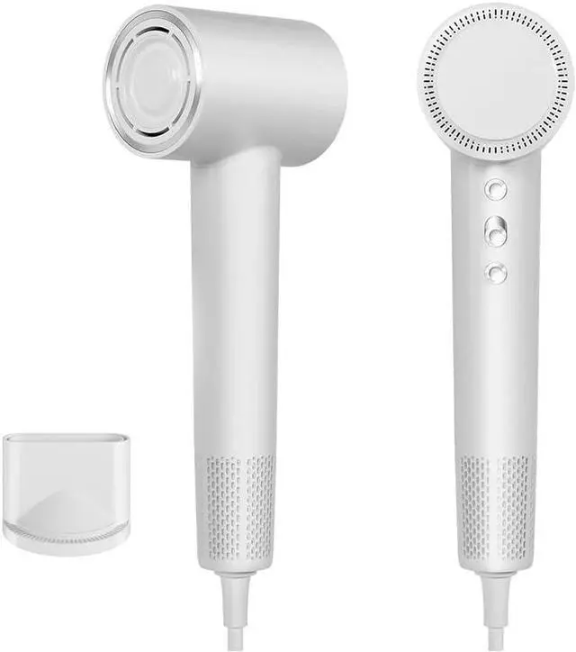 Main image of Hair Dryer, Blow Dryer with 110000 RPM Brushless Motor for Fast Drying, 200 Million Negative Ions for Women, with Magnetic Nozzle for Home Travel (White)