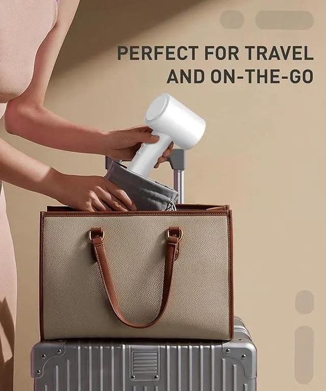 Alt view image 6 of 7 - Hair Dryer, Blow Dryer with 110000 RPM Brushless Motor for Fast Drying, 200 Million Negative Ions for Women, with Magnetic Nozzle for Home Travel (White)