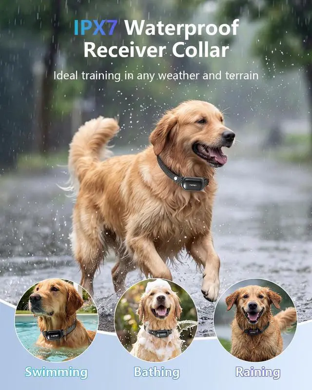Alt view image 4 of 7 - Shock Collar for Dogs - 4000FT Dog Training Collar with Remote, IPX7 Waterproof 4 Modes(Beep/Vibration/Shock/Safe) Dog Shock Collar, Rechargeable E-Collar for Small Medium Large Dogs(Dark Grey)