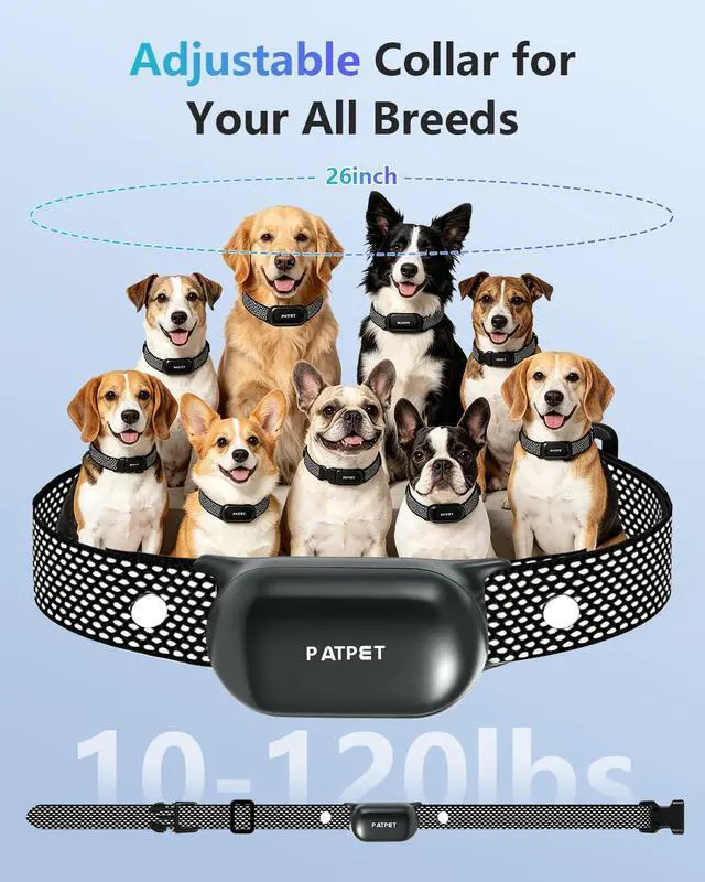 Alt view image 7 of 7 - Shock Collar for Dogs - 4000FT Dog Training Collar with Remote, IPX7 Waterproof 4 Modes(Beep/Vibration/Shock/Safe) Dog Shock Collar, Rechargeable E-Collar for Small Medium Large Dogs(Dark Grey)