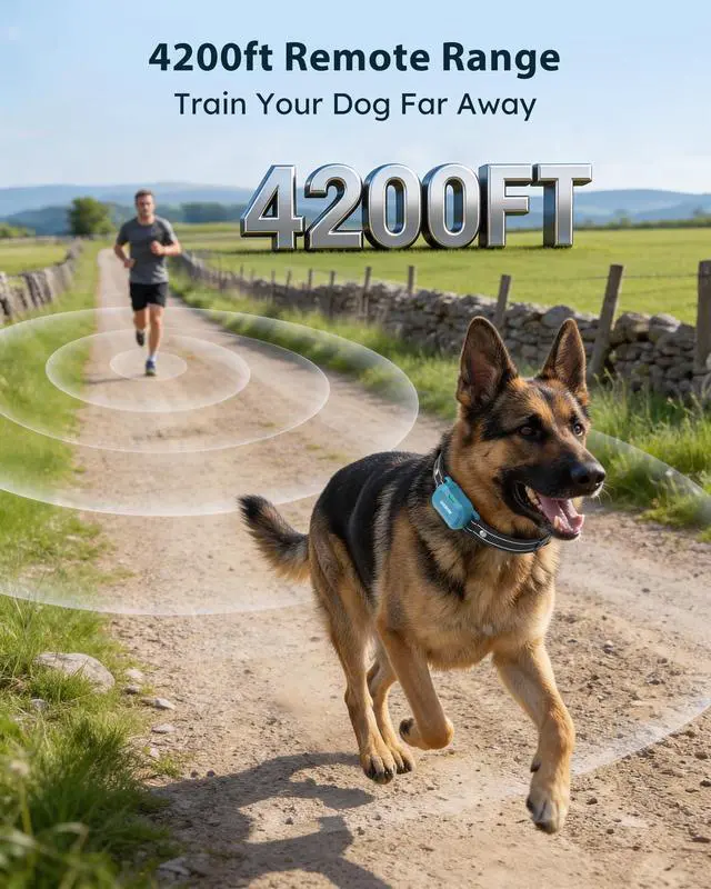 Alt view image 3 of 6 - Shock Collar for Dogs - 4200FT Dog Training Collars with Remote