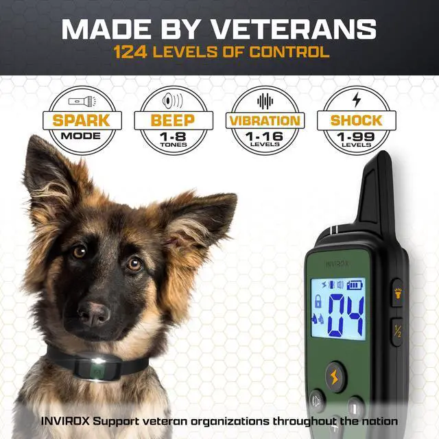 Alt view image 2 of 7 - Dog Training Collar with Remote, Shock Collar for Dogs, 3300 ft
