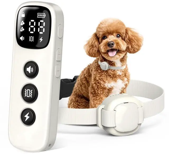 Main image of Shock Collar for Small Dogs 5-30lbs -IPX8 Waterproof,White