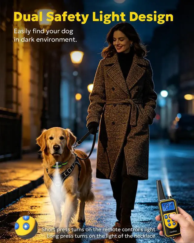 Alt view image 5 of 7 - Dog Shock Collar with Remote, Dog Training Electric Collar, IPX8 Waterproof