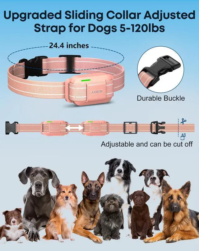 Alt view image 5 of 7 - Dog Shock Collar with Remote, 4200FT Range, Fits 5-120 lbs Dogs