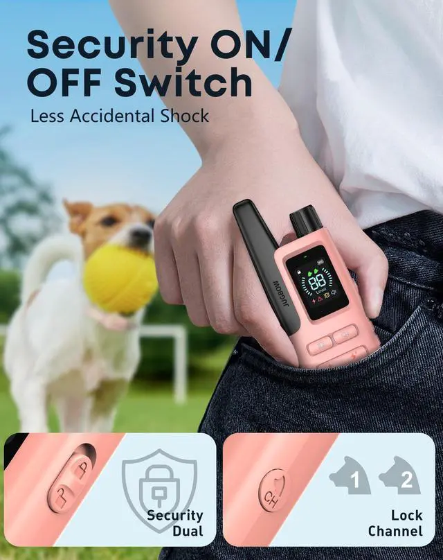 Alt view image 6 of 7 - Dog Shock Collar with Remote, 4200FT Range, Fits 5-120 lbs Dogs