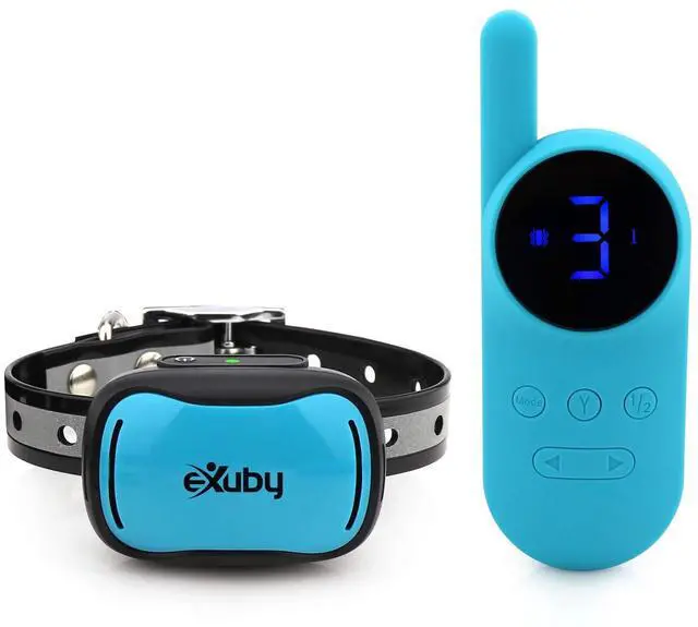 Main image of Tiny Shock Collar for Small Dogs 5-15lbs - Smallest Collar on The Market - Sound, Vibration, & Shock - 9 Intensity Levels - Pocket-Size Remote - Long Battery Life - Water-Resistant (Teal)