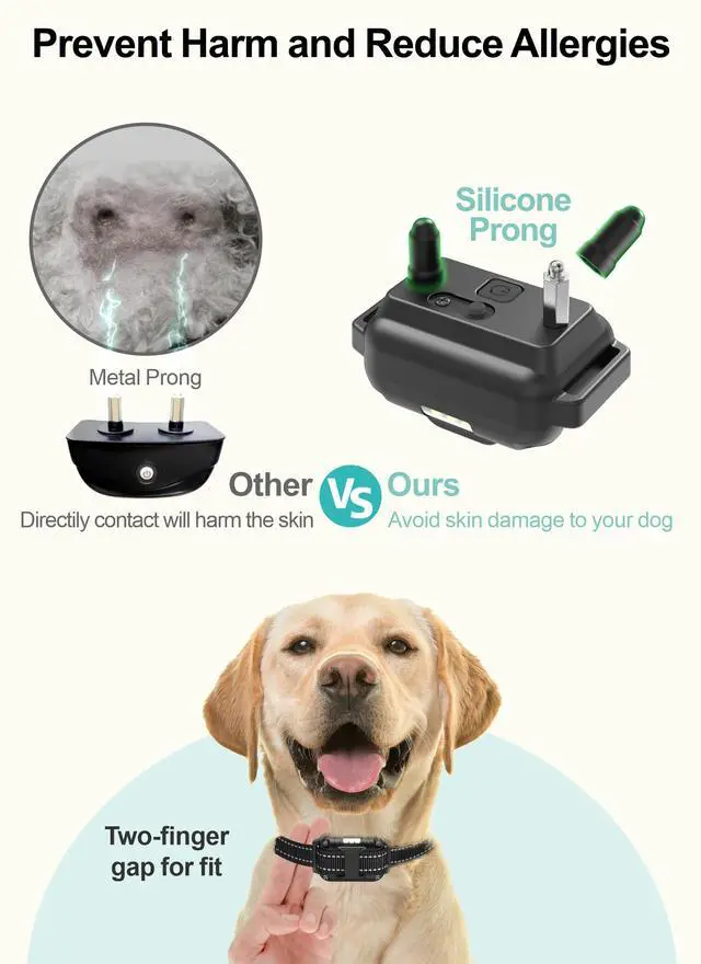Alt view image 3 of 7 - Dog Training Collar with Remote - 2 Pack Shock Collar for Medium Large Dogs