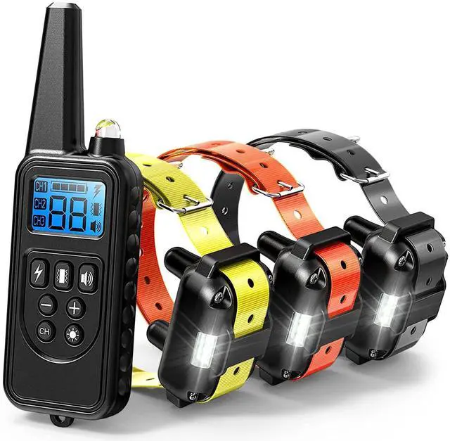 Main image of Dog Training Collar with Remote - Large Dog Shock Collar, 3 Pack