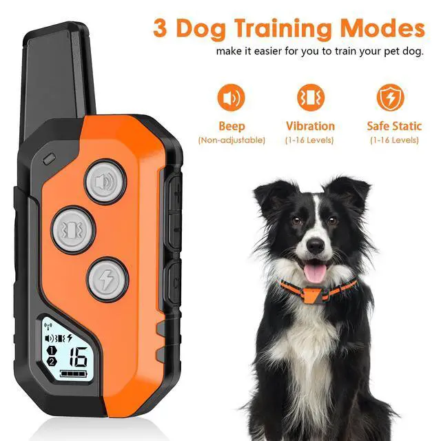 Alt view image 3 of 7 - Shock Collar for Dogs, Dog Training Collar with Remote, 3 Modes