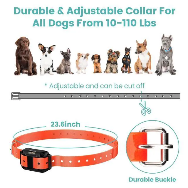 Alt view image 5 of 6 - Dog Training Collar with Remote - Large Dog Shock Collar, 3 Pack