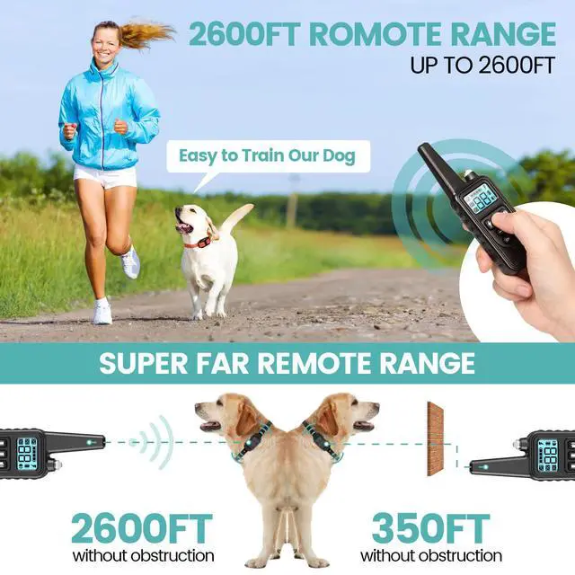 Alt view image 3 of 6 - Dog Training Collar with Remote - Large Dog Shock Collar, 3 Pack