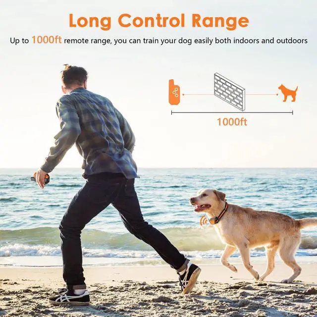 Alt view image 7 of 7 - Shock Collar for Dogs, Dog Training Collar with Remote, 3 Modes