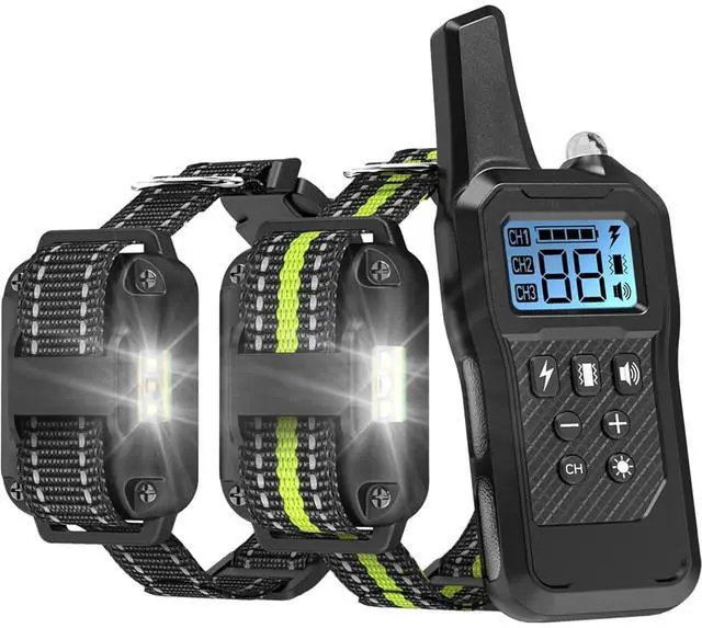 Main image of Dog Training Collar with Remote - 2 Pack Shock Collar for Medium Large Dogs