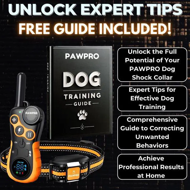 Alt view image 4 of 7 - Dog Shock Collar with Remote, Unmatched 4-Mile Range, Night-Light Mode, Training Guide Included, 124 Training Levels & 4 Modes, Beep Vibration Shock, Waterproof Rechargeable, Fits All Dogs (1 Collar)