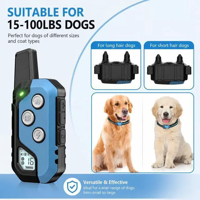 Alt view image 6 of 7 - Shock Collar for Dogs, Dog Training Collar with Remote for 2 Dogs