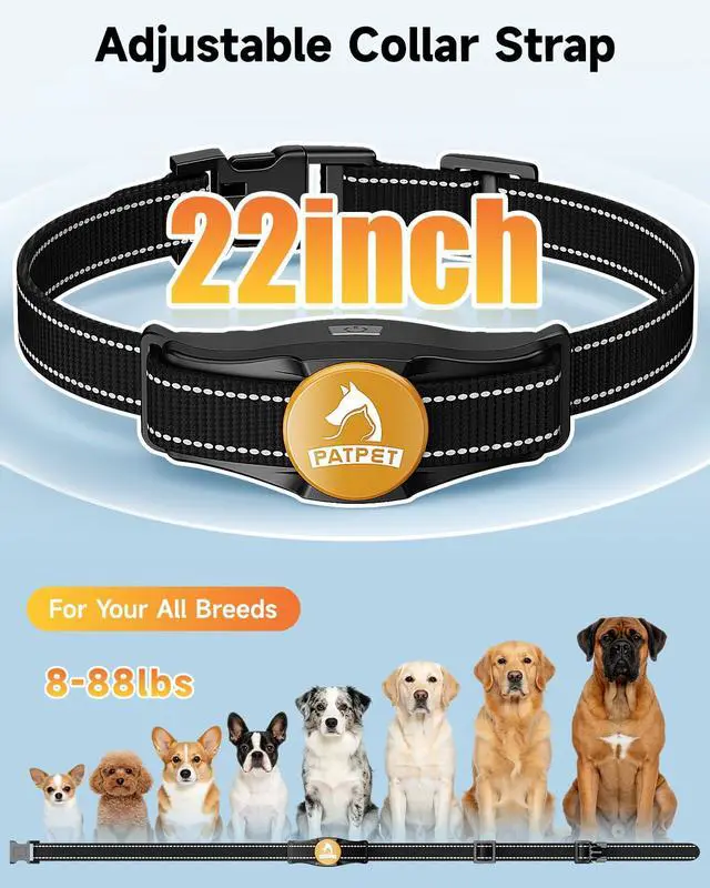 Alt view image 5 of 7 - Dog Shock Collar - Rechargeable Dog Training Collar with Remote for Medium Large Dogs, 3 Training Modes (Beep/Vibration/Shock) IPX7 Waterproof 1000Ft Electric Dog Collar (Black)