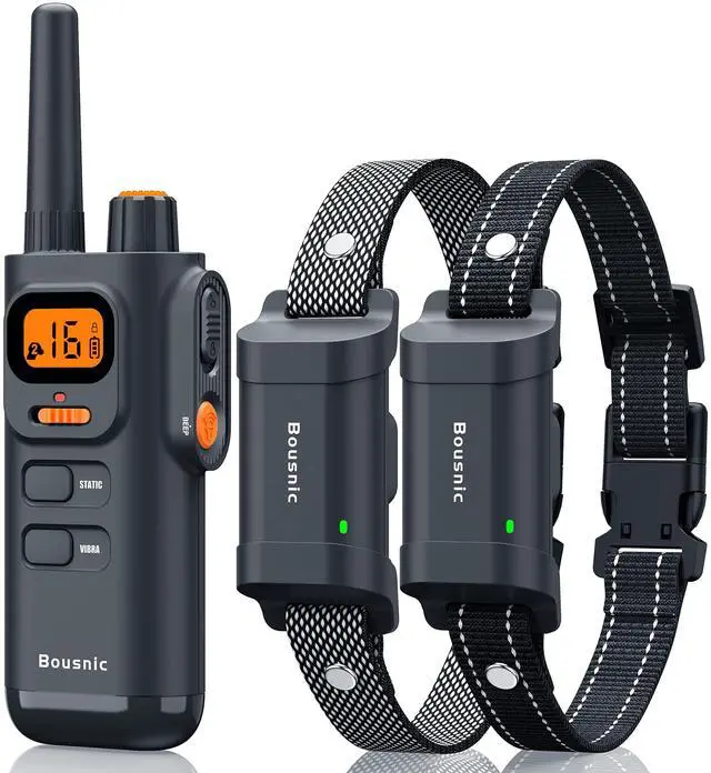 Main image of Dog Training Collar with Remote - 4000ft Waterproof Dog Shock Collars 2 Dogs for Large Medium Small Dogs Rechargeable E Collars for Dogs Training with Beep Vibration Humane Shock(1-16) Mode