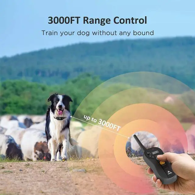 Alt view image 3 of 7 - Dog Training Collar for Large Dogs - IPX7 Waterproof E Collar for Dogs Training with Beep, Vibration and Static Modes