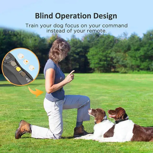 Alt view image 6 of 7 - Dog Training Collar for Large Dogs - IPX7 Waterproof E Collar for Dogs Training with Beep, Vibration and Static Modes
