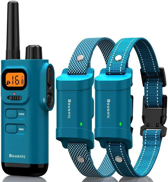 Main image of Dog Training Collar with Remote - 4000ft Waterproof Dog Shock Collars 2 Dogs for Large Medium Small Dogs Rechargeable E Collars for Dogs Training with Beep Vibration Humane Shock(1-16) Mode