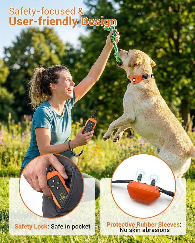 Alt view image 4 of 7 - Dog Shock Training Collar with Remote for Medium Large Dogs