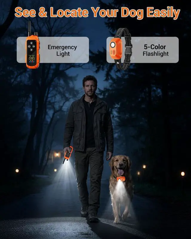 Alt view image 5 of 7 - Dog Shock Training Collar with Remote for Medium Large Dogs