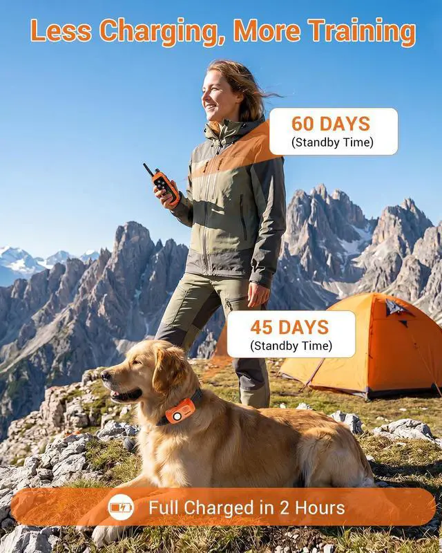 Alt view image 6 of 7 - Dog Shock Training Collar with Remote for Medium Large Dogs
