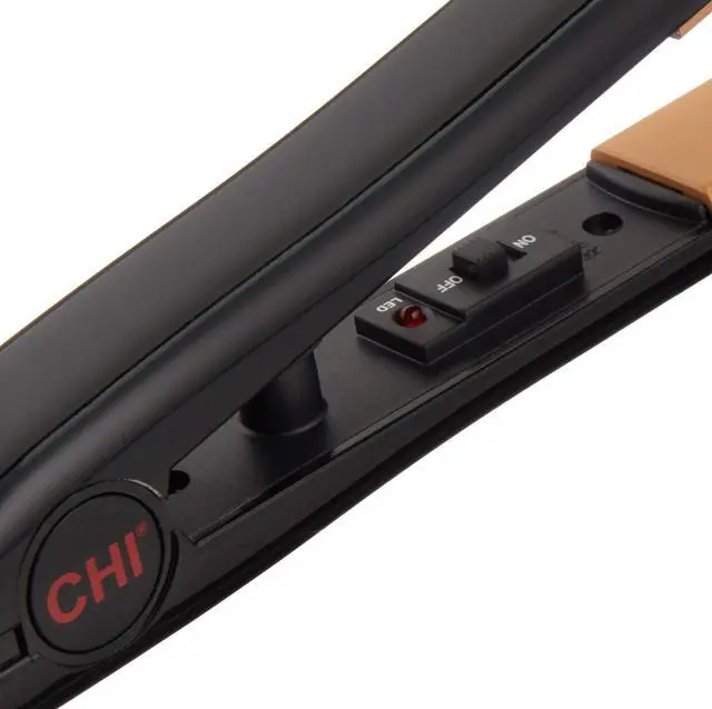 Alt view image 2 of 3 - Tourmaline Ceramic Mini Flat Iron, Hair Straightener for an Even & Smooth Finish, Dual Voltage, 0.75" Iron