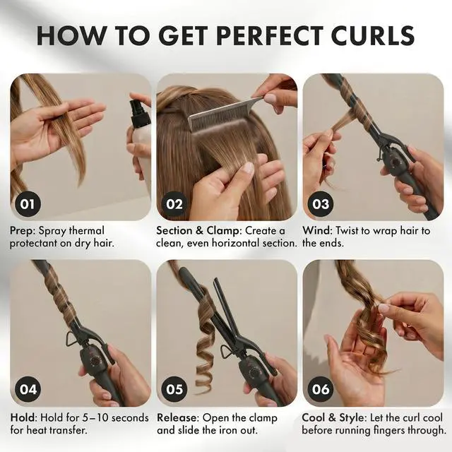 Alt view image 7 of 7 - Stay-Temp Black Gold Ceramic 1/2 Curling Iron