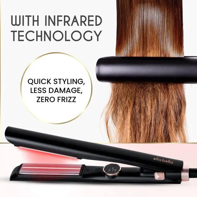 Alt view image 4 of 6 - Slimline Hair Straightener with Infrared, 2-in-1 Curling
