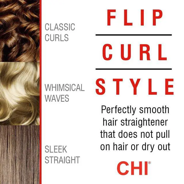 Alt view image 2 of 4 - Original Digital Ceramic Hair Straightener 1", Hairstyling Iron, Delivers Shiny Smooth Results, Even Heat for Less Damage, Ruby Red