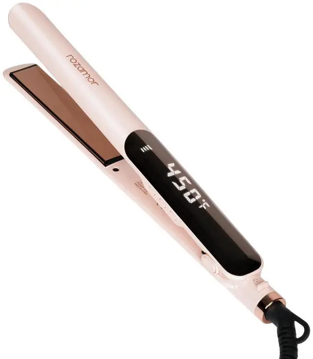 Main image of Titanium Hair Straightener, 1 Inch Flat Iron for Curling & Straightening