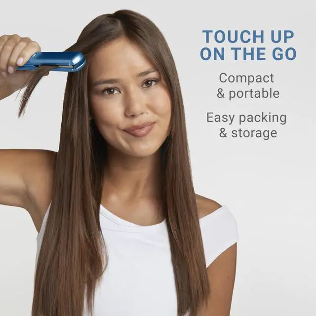 Alt view image 4 of 5 - Nano Titanium 1" Compact Ultra-Thin Flat Iron
