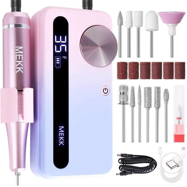 Main image of Professional Nail Drill, 35000RPM E-File for Acrylic Gel Nails