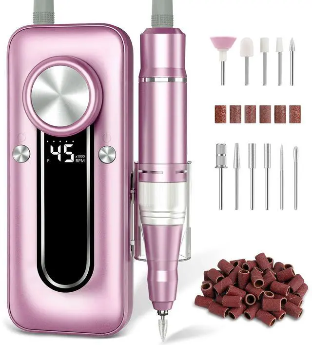Main image of Nail Drill, Electric Nail File, Acrylic Gel Polish Remover,45000 RPM