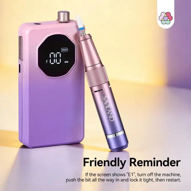 Alt view image 3 of 7 - Nail Drill Professional 40000RPM 30S Fast Removal for Acrylic Nail