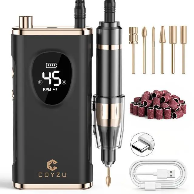 Main image of Professional Electric Nail Drill Rechargeable Nail File