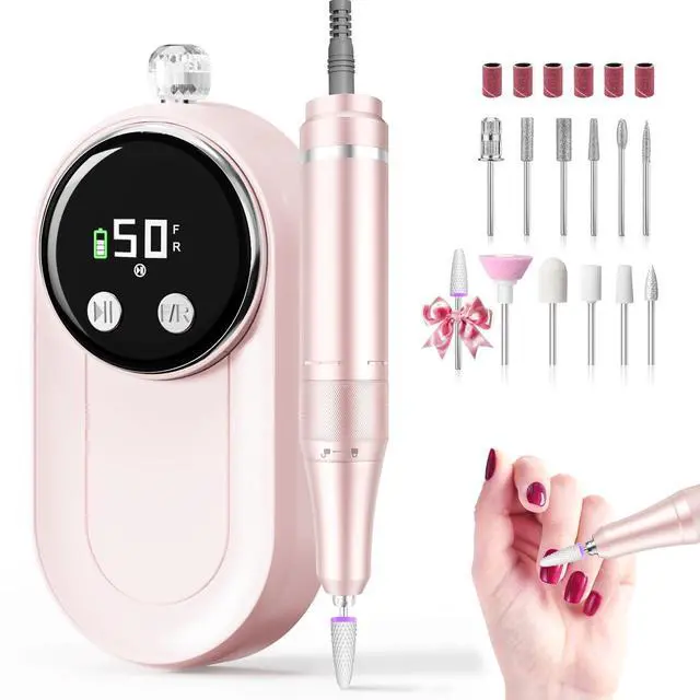Main image of Electric Nail Drill, Professional E File 50000RPM, Machine Kit